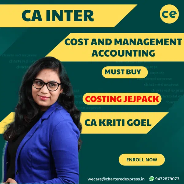 CA Inter Cost And Management Accounting Jetpack Batch In English By CA ...