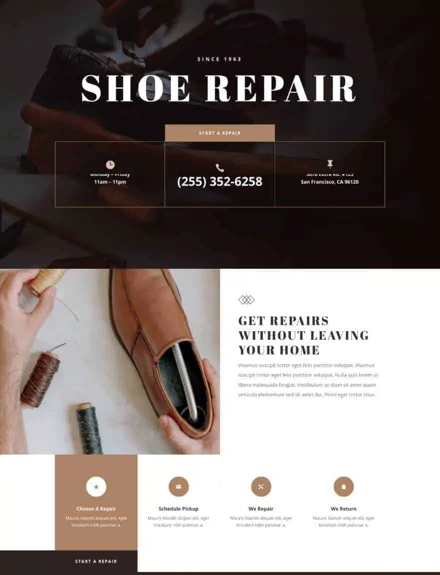 Shoe repairer