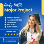 Amity MBA Major Project Report for Semester IV