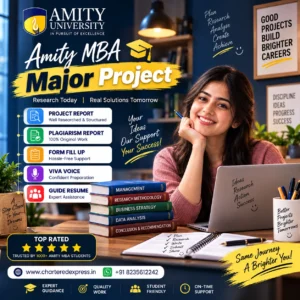 Amity MBA Major Project Report | QOLLABB Dissertation MSDS600