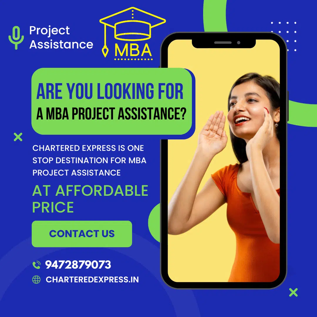 Mba project report assistance