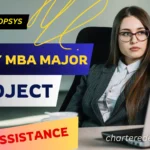 Amity MBA Major Project Report for Semester IV