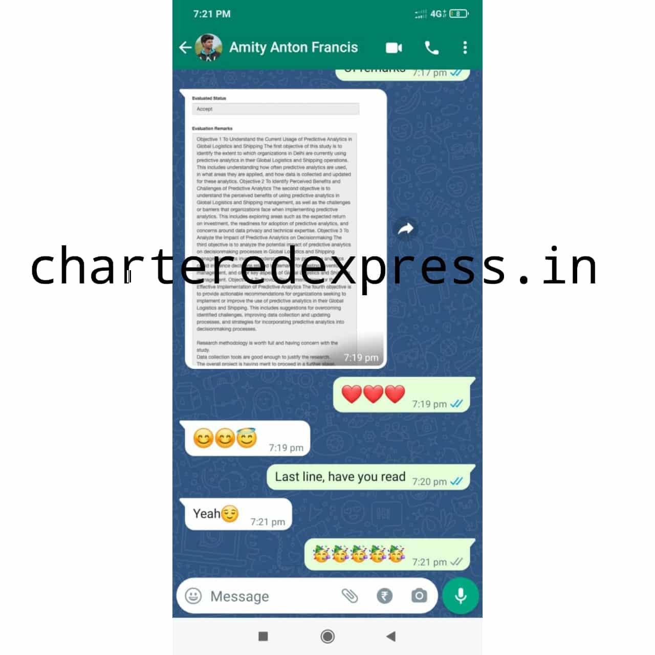 Reviews Of Amity MBA Project Report Assistance by Chartered Express