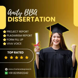 Amity BBA Project Report Dissertation